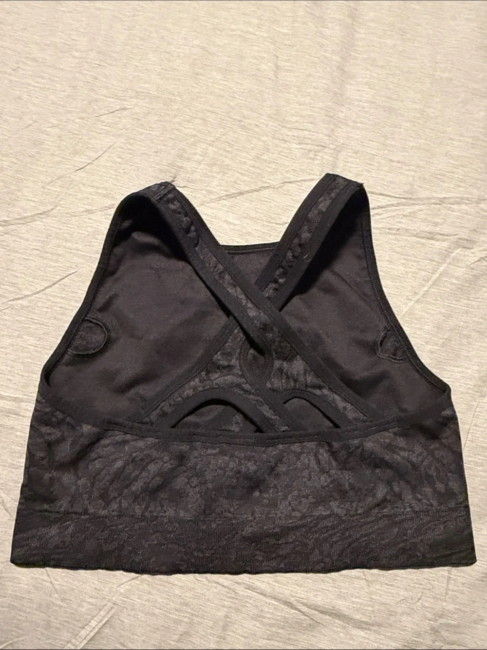 Gym shark High-Neck Sports Bra - Black